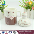 Wholesale brown ceramic beer cup